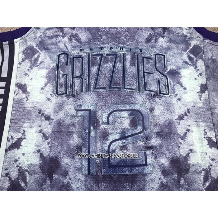 Ja Morant NO 12 Camiseta Memphis Grizzlies Select Series 2023 Azul